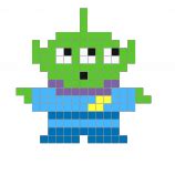 Personnages - Stickers Muraux - Stickaz | Pixel art, Pixel art disney, Pixel art templates