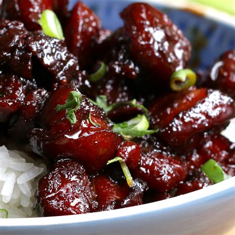 Chinese-style Glazed Pork Belly Recipe by Maklano