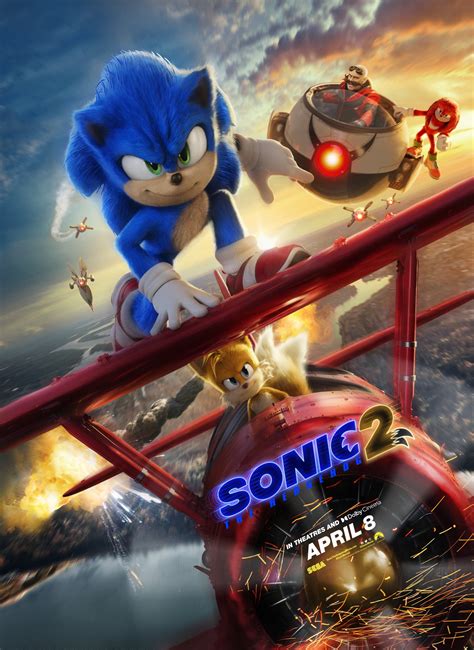 Sonic the Hedgehog Movie (2022) Official Poster with Knuckles the ...