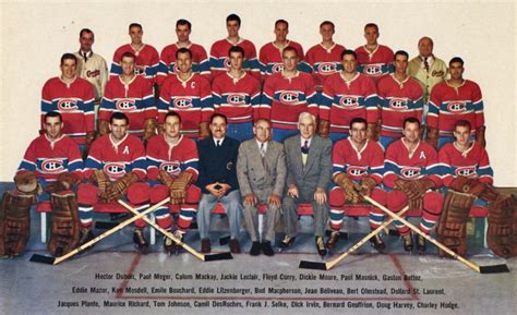 Montreal Canadiens Team Photo 1954 | HockeyGods