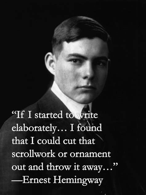 23 Essential Quotes From Ernest Hemingway About Writing | Hemingway ...