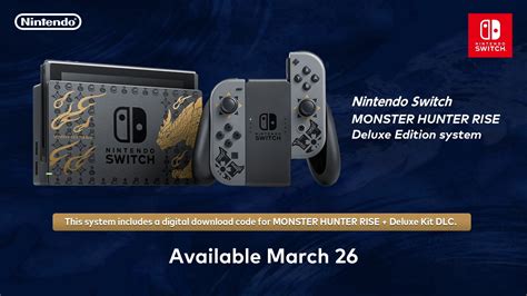 Monster Hunter Rise Deluxe Edition Switch coming March 26 | Shacknews