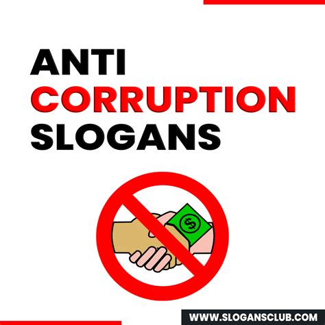 Say No To Corruption Slogans