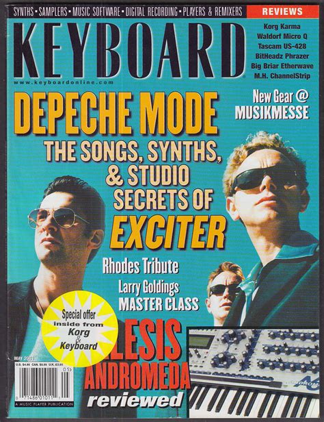 KEYBOARD Depeche Mode Larry Goldings Alesis A6 Andromeda ++ 5 2001