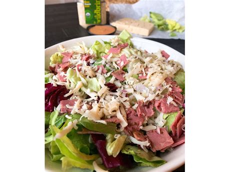 Reuben Salad Recipe | Probiotic Rich Sauerkraut Dressing | wildbine