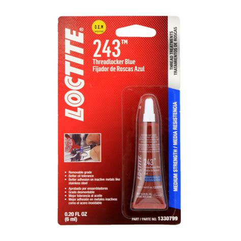 Threadlock Threadlocker Blue 6ml Medium - Adhesives, Glues | Esslinger & Co