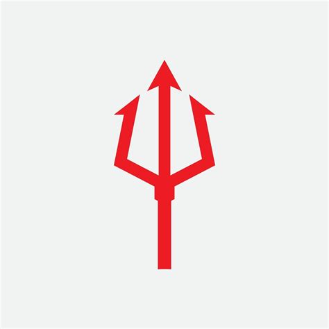 Red Trident logo icon design template 2392420 Vector Art at Vecteezy