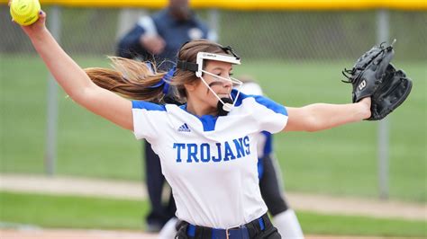 IHSAA softball photos: Guerin Catholic vs. Bishop Chatard high school