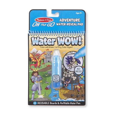 Melissa & Doug Water WOW! Water-Reveal Pad - Adventure - Curious Kids