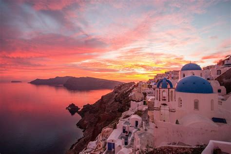 Stunning Santorini Sunset