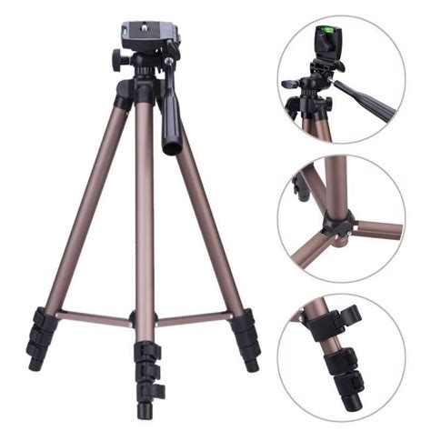 WT3130 Alloy Protable Camera Tripod Stand with Rocker Arm for Canon Nikon Sony #UnbrandedGeneric ...