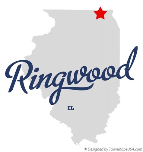 Map of Ringwood, IL, Illinois