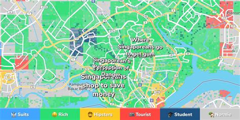 Johor Bahru Neighborhood Map