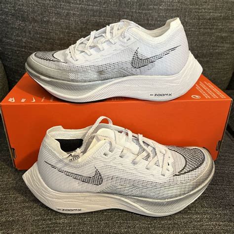 Nike ZoomX Vaporfly NEXT% 2 White/Silver Women's Size 6 NOBOXTOP | eBay ...