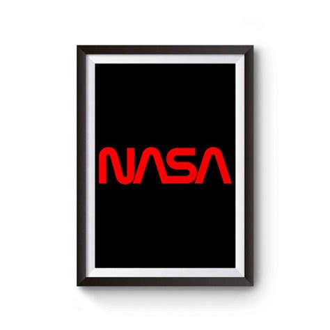 Nasa Worm Logo Poster