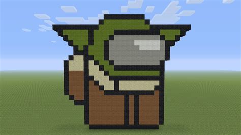 Among Us Character Minecraft Pixel Art - magiadeverao