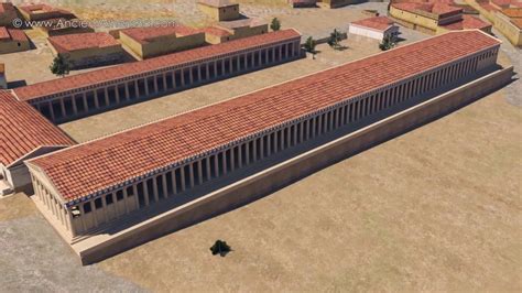 The Middle Stoa in the Agora of Athens - 3D reconstruction - YouTube