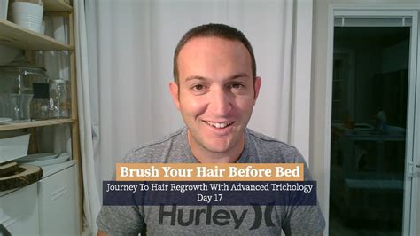 Brush Your Hair Before Going To Bed | Day 17 Journey To Hair Regrowth ...