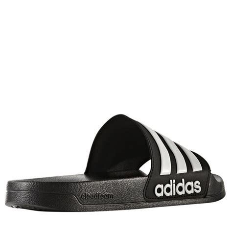 Buy adidas Mens Adilette Cloudfoam Slides Core Black/Footwear White ...