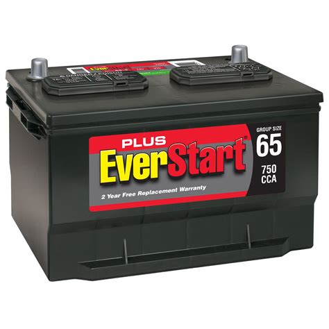 EverStart Plus Lead Acid Automotive Battery, Group Size 65 (12 Volt/750 CCA) - Walmart.com