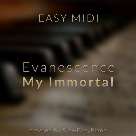 Evanescence - My Immortal (EASY) (MIDI) - Claivert's Piano x SlowEasyPiano