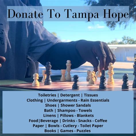 Tampa Hope: Helping the Homeless! | Providing help. Creating hope.