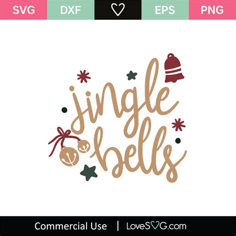 Jingle Bells SVG Christmas Bells SVG Holiday Bells SVG Bells Svg Jingle Bells Cut File Jingle ...