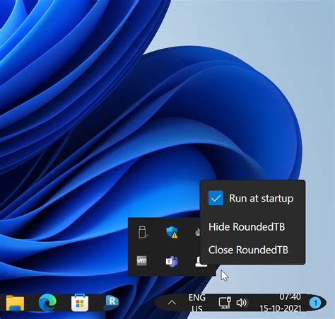 RoundedTB : Make Windows 11/10 Taskbar Corners Round | Gear up Windows ...