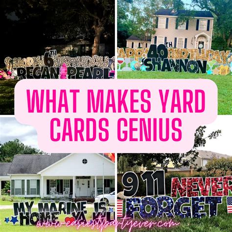 What makes yard card rentals a genius idea - Easiest Party Ever