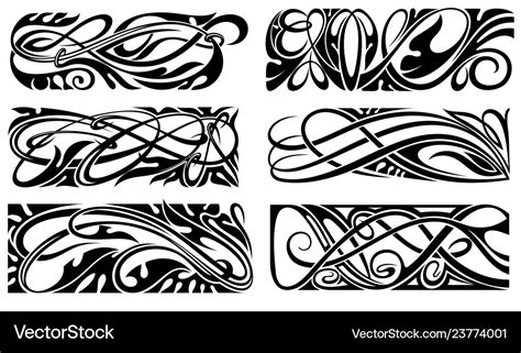 Floral border Royalty Free Vector Image - VectorStock