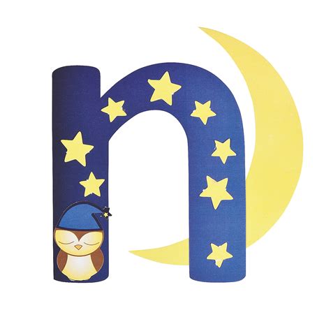 “N Is For Night” Lowercase Letter N Craft Kit - Oriental Trading