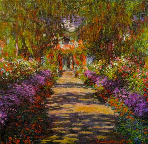 A Pathway in Monet's Garden by Monet (Illustration) - World History Encyclopedia