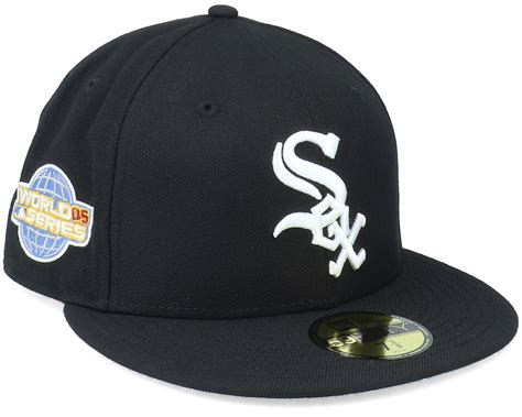 Chicago White Sox 59FIFTY MLB Paisley Undervisor Black Fitted - New Era ...