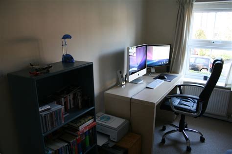Bedroom - Desk, Chair, and CDs / Books | My desk, printer, a… | Flickr