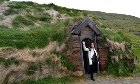 Viking Areas in Iceland - Eiríksstaðir Long House in West-Iceland