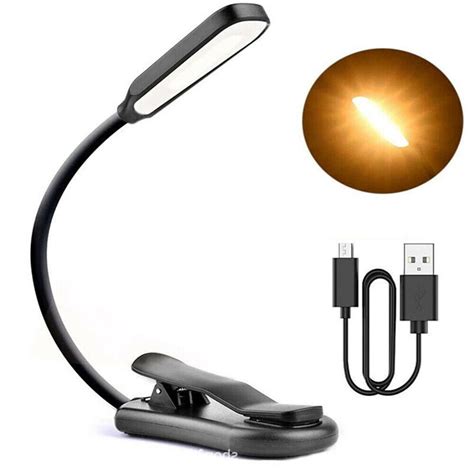 Rechargeable Book Light Mini LED Reading Light Flexible Easy - Etsy