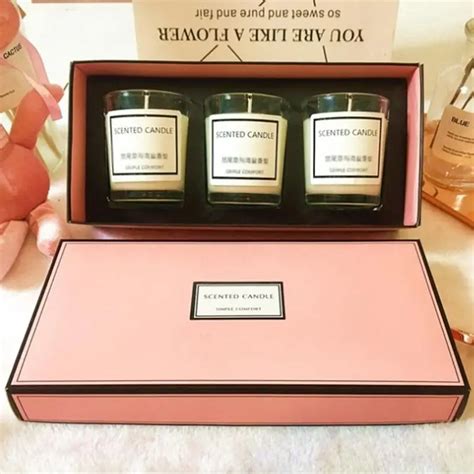 DIY Scented Candle High End Set Gift Box 3Pcs Set Aromatherapy Candle ...