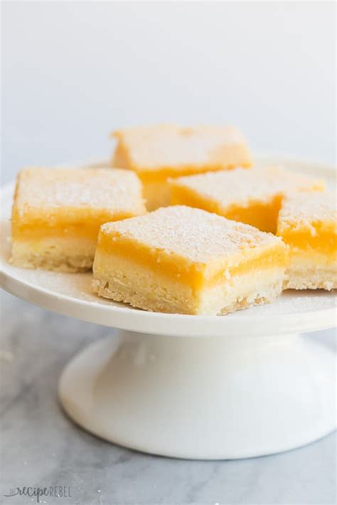 Lemon Cheesecake Bars {the BEST ever!} - The Recipe Rebel