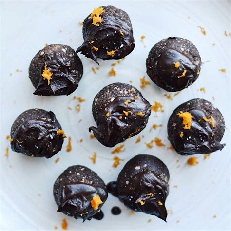 Chocolate Orange Truffles - wildly wholesome