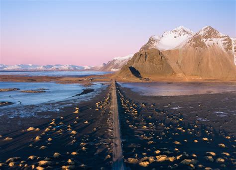 Stokksnes West view Aerial. Hidden Iceland. Photo by Tom Archer ...