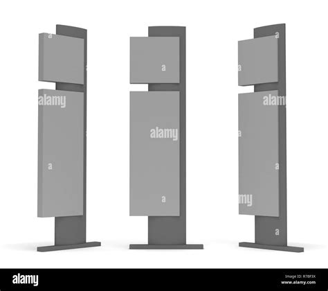 Blank Sign Tower Stock Photo - Alamy