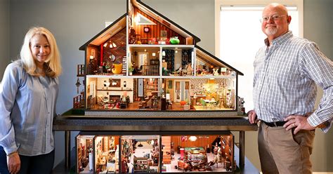 Couple Build Miniature Mid-Century Modern House