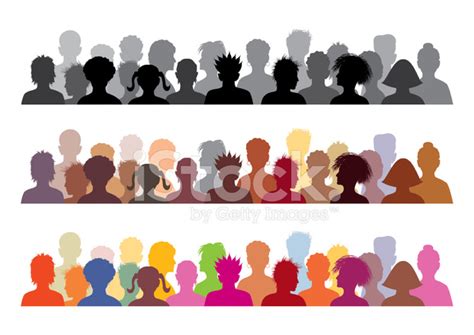 Set of Audience Illustrations Stock Vector - FreeImages.com