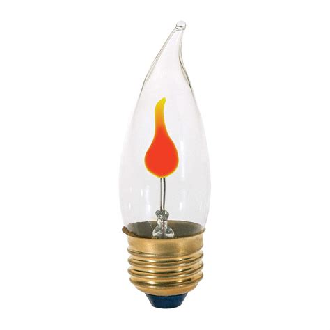 Flicker Flame 3 Watt Standard Base Decorator Light Bulb - #55160 | Lamps Plus