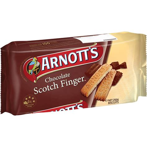 Arnott's Scotch Finger Chocolate Coated Biscuits - Dinkum