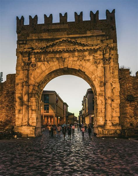 Arch of Augustus (Rimini, Italy) by Alex Galenko | Rimini italy, Italy photography, Old town italy