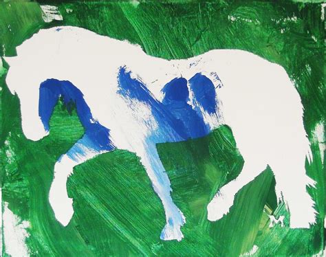 Pinto Horse Art Painting Painted by an Actual Horse - Etsy