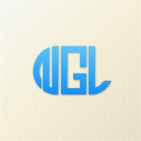 Premium Vector | NGL Letter Logo Design Template