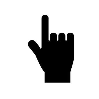 Pointing Hand Silhouette at GetDrawings | Free download