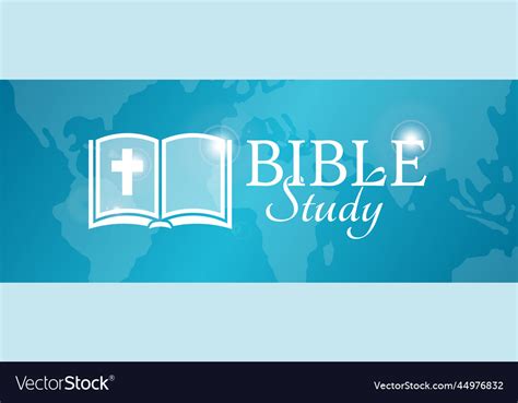 Bible study background design Royalty Free Vector Image